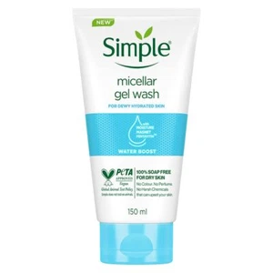 Jabón facial micelar Simple Water Boost 150 ml para piel normal a seca | - Imagen 1 de 5