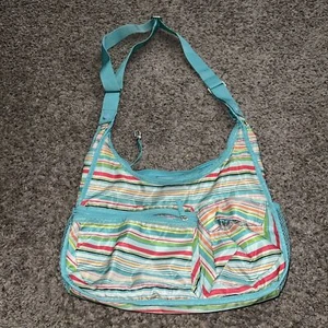 Thirty One Stripe Explorista Crossbody Bag - Picture 1 of 3