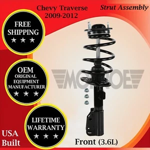 Monroe Genuine OEM Front Strut For 2009-2012 Chevy Traverse Lifetime Warranty - Picture 1 of 8