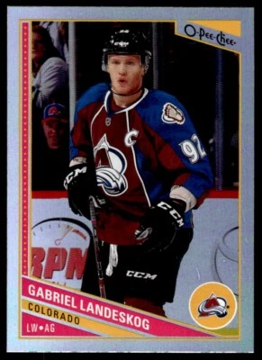 2013-14 O PEE CHEE RAINBOW Gabriel Landeskog Colorado Avalanche #295 R62 - Image 1 of 2