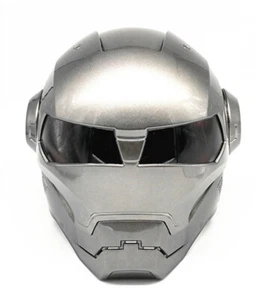 2023 DOT Motorbike Flip Up Helmet Motorcycle Bike Full Face Helmets Sliver-2 - Picture 1 of 4