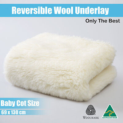 Aus Made Baby Cot Wool Underblanket/Underlay/Topper-100%Natural Fibre Baby Gift • 64.50$