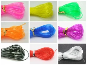 10 Meters Transparent 2mm Hollow Tubing Jewelry Cord Cover Memory Wire Craft DIY - Picture 1 of 19