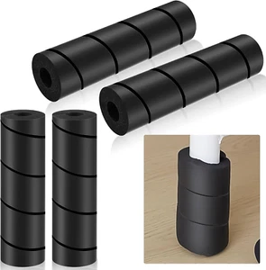 Relithick 4 Pcs Bed Frame Toe Protectors 6" Bed Frame Leg Covers, Bed Frame Feet - Picture 1 of 1