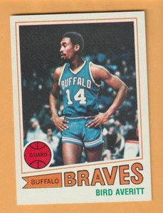 Bird Averitt Buffalo Braves 1977-78 Topps #8 Hopkinsville Kentucky 10M - Imagen 1 de 2