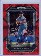 2023 Panini Prizm #275 Bert Blyleven Red Ice