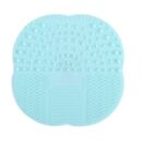 Make Up Cleaner Mat Cosmetic Foundation Gel Brush Cleaning Pad Board Hand Tool