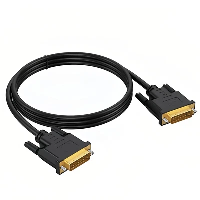 DVI auf DVI Kabel Adapter - DVI-D Stecker zu DVI-D Stecker (Dual Link) – 2 m - Bild 1 von 4