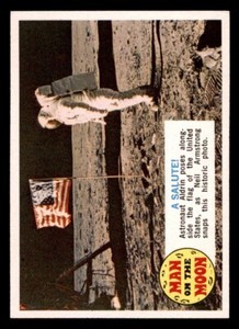 1970 Topps Man on the Moon #56 A Salute EX *d4