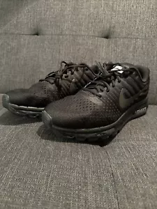 Neu Nike Air Max 2017 dreifach schwarz Herren Größe 12,5 Turnschuhe 849559-004 - Bild 1 von 7