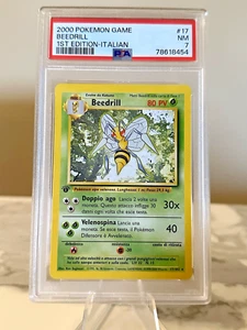 BEEDRILL 17/102 SET BASE 1° ITALIANO EDIZIONE POP 3 POKEMON PSA 7 - Foto 1 di 2