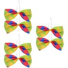 6 Pcs Fancy Costume Accessories Roleplay Clown Bow Tie Street
