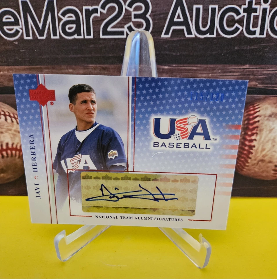 2004-05 USA Baseball National Team Alumni Signatures #JH Javi Herrera 115/120 - Image 1 of 1