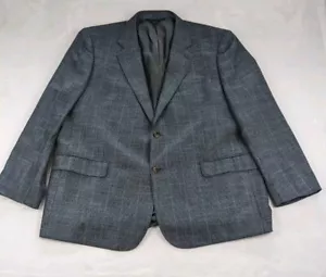 Max Davoli Baroni Blazer Botto Giuseppe 100% Bamboo Teal Blue Mens 46R - Picture 1 of 19