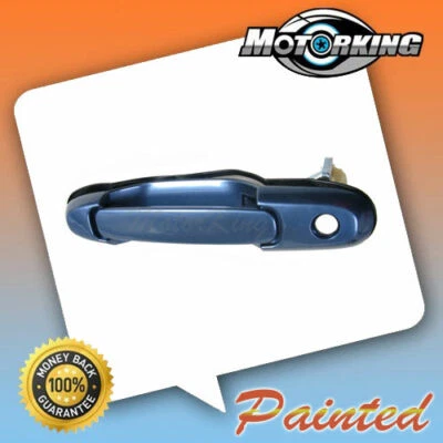 For 98-03 Toyota Sienna Outside Door Handle Front Left Denim Blue Mica 8L9 B621 - Image 1 of 4