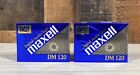 Dat Maxell Dm-120 Digital Audio Tapes - Lot Of 2  New Factory Sealed
