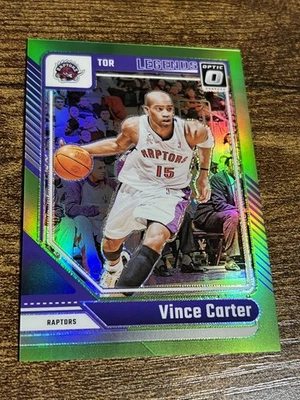 VINCE CARTER 2024 Donruss Optic #245 Legends Lime Green Holo /149 - Image 1 of 2