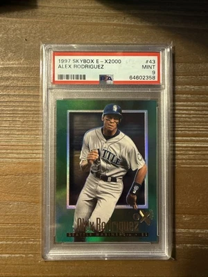 1997 Skybox E-X2000 Alex Rodriguez PSA 9 Mint Low Pop - Image 1 of 2