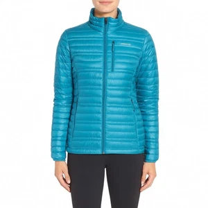 Patagonia Ultralight Down Jacket Underwater Blue Size Medium NWT Puffer 800 - Picture 1 of 13