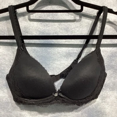 Sujetador Victoria's Secret 34C negro con aros múltiples vías Foto 1 de 4