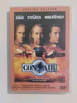 Con Air DVD Special Edition GC (Region 4, 2003) Nicolas Cage Action Free Postage - image 1 of 4