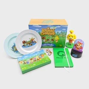 Animal Crossing Nintendo Collectors Box 6 Items Isabelle Plates CultureFly - Picture 1 of 8