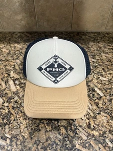 Columbia PHG Snapback Mesh Foam Trucker Hat Color: Tan/Black O/S (New w/Tags) - Foto 1 di 10