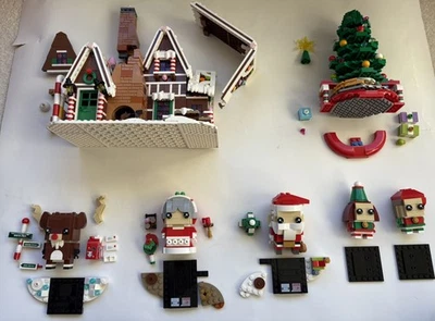 LEGO Xmas лот 10267 40338 40274 40353 GingB Hse дерево Санта миссис C олень эльфы - Изображение 1 из 4