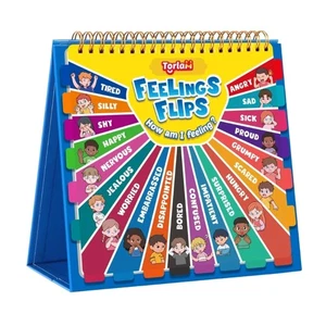 Children Feelings and Emotions Book Calm Down Corner Supplies Emotion Flipbook - Picture 1 of 8