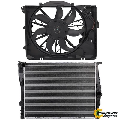 Radiator Cooling Fan Kit For 2008-13 BMW 128i 07-11 BMW 323i 2006 325i 325xi 3.0 Foto 1 de 4