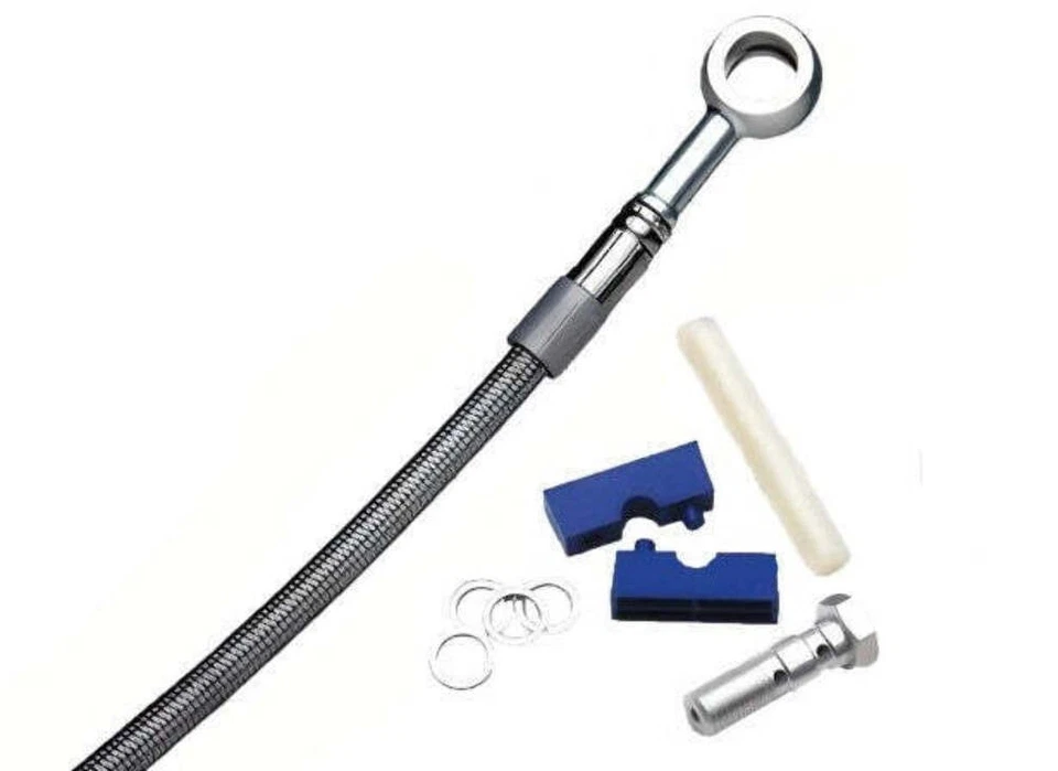 Líneas de freno Spiegler: 3 ft para Victory V92TC Touring Cruiser 2002-06 originales Foto 1 de 4