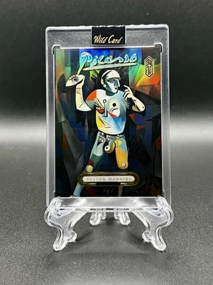 🔥2025 Wild Card Novatos y Leyendas Picasso Peyton Manning 🐐 Verdadero 1/1 🔥 Foto 1 de 2