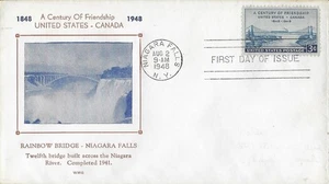 1948 FDC, #961, 3c U.S.A.-Canada, Grandy M-12 - Foto 1 di 1