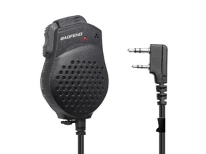 Remote Microphone Double PTT Key 2 Pin K Plug for Kenwood Baofeng Ham Radio Mic - Zdjęcie 1 z 9