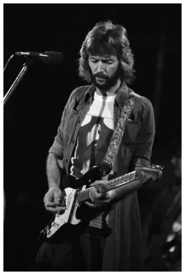 Eric Clapton Poster 24x36 Inch Live Concert Photo Rare Wall Art Print - EC02