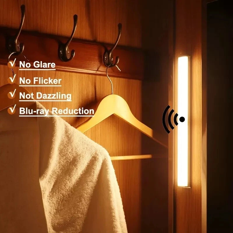 Lampe LED Sans Fil avec Détecteur de Mouvement-Multifonction-blanc chaud  - Photo 1/4