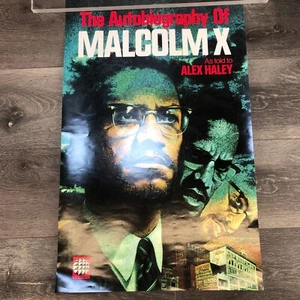 Póster Autobiografía de Malcolm X como se le dijo a Alex Haley 22" x 14" - Imagen 1 de 8