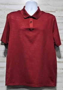 Oakley Burgundy Short Sleeve Active Regular Fit Golf Polo Shirt Mens Size XL VGC - Picture 1 of 6
