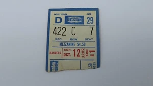 October 12, 1980 New York Rangers Vs. Penguins Hockey Ticket Stub Home Opener - Picture 1 of 2