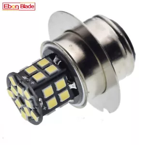 Universal Motorcycle Car Scooter Moped LED Headlight Bulb P36D BPF 6V 12V LLB414 - Picture 1 of 9