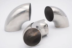 90 Grad 2"/50,8mm Winkel 1D Auspuff Dorn Bogen Edelstahl 304 poliert - Bild 1 von 5