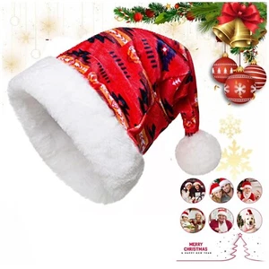 Sombrero de Navidad indio nativo americano del suroeste, sombrero de Santa Sombrero de Navidad sombrero rojo - Imagen 1 de 8