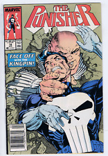 Punisher #18 Marvel 1989 '' Face Off With The Kingpin ! ''