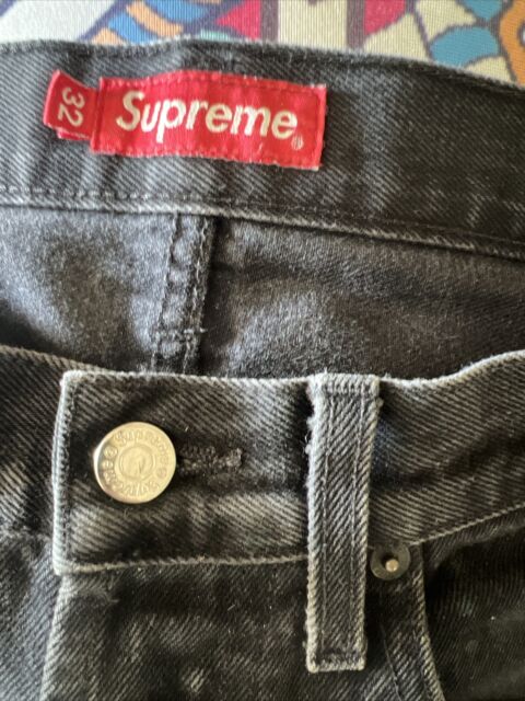 BOSS - Tapered-fit jeans in black supreme-movement denim