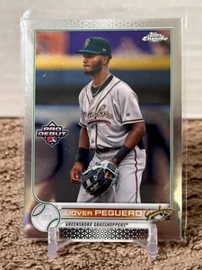 2022 Topps Pro Debut Chrome Liover Peguero Pirates Prospect Card #PDC-125 - Bild 1 von 2