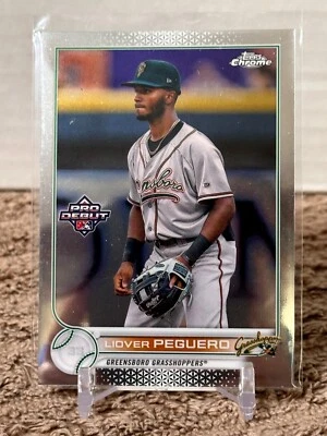 2022 Topps Pro Debut Chrome Liover Peguero Pirates Prospect Card #PDC-125 - Image 1 of 2