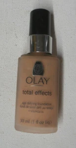 OLAY TOTAL EFFECTS AGE DEFYING FOUNDATION 16 LIGHT BEIGE unsealed NO CAP - Picture 1 of 3