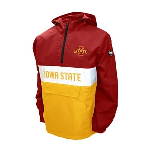 Iowa State Cyclones Franchise Club Alpha Anorak 1/4 Zip Pullover Jacket - Red - Picture 1 of 3