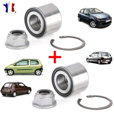 2 roulement roue ar r9,r11,r18,r19,Clio 1 Clio 2 Clio 3 megane modus - Photo 1/3