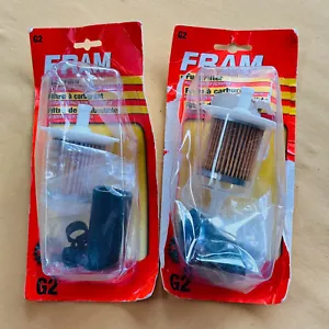Pair of FRAM G2 Fuel Filters New In Damaged In Packaging - Picture 1 of 3